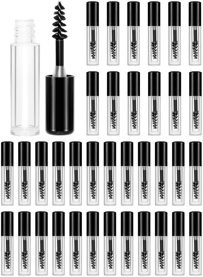Rimoev 36 Pcs Empty Mascara Tubes with Wand (3ml), Refillable Eyelash Brow Tint Tubes, Travel Size Containers for Lash/Brow Oil, Eyebrow Shaping, Perm Aftercare - Image 1